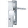 HOPPE London 61G Door Handle Protective Set, Aluminium F1, 72mm Hole Diameter, for Door Thickness 42-47mm