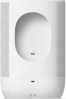Sonos Move 2 MOVE2EU1 Portable Wi-Fi Speaker, Bluetooth, Alexa Compatible, 24-hour Battery, Wireless Charging Station, White