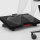 Secretlab FRESTPRO-BLACK Footrest, CloudSwap™ Technology, ergonomic, 55.4x34.4x10.9cm, load capacity up to 60kg