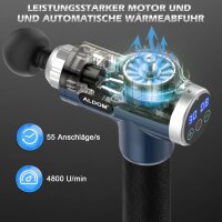 ALDOM YL-MG001 Massage Gun, 30 Levels, 4800 RPM, 8...