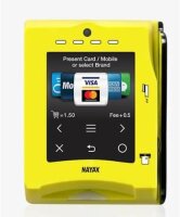 Nayax VPOS Touch payment terminal, incl. SIM card & 4G antenna, contactless card payment device for vending machines