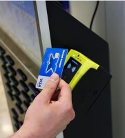 Nayax VPOS Touch payment terminal, incl. SIM card & 4G antenna, contactless card payment device for vending machines