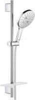 GROHE Rainshower 26592000, Shower system, 3 spray patterns, Shower bar set, chrome, SmartActive, 150 cm