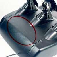 Logitech G29 Driving Force Rennlenkrad, zweimotoriges Force Feedback, 900° Lenkung, Leder, Edelstahlpedale, für PS5/PS4/PC/Mac, gebraucht, leichte Kratzer