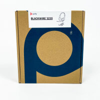 Poly Blackwire 3220 Stereo Headset, USB-C/USB-A, wired, noise cancelling, comfortable fit