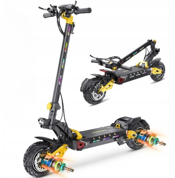 IENYRID ES60 E-Scooter, 2400W dual motor, up to 60 km/h, foldable, electric scooter without ABE/StVZO approval