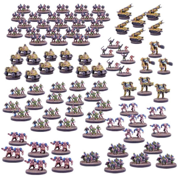 MANTIC MGEWP101 Epic Warpath Plague Corps Army Pack, Miniature Set, Unpainted, for Collecting and Painting
