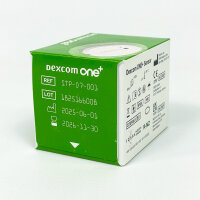 Dexcom One+ glucose sensor, expiry date 30.11.2026, for type 1/type 2 diabetes, continuous blood glucose monitoring
