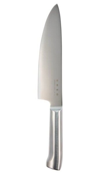 Smeg Chefs Knife No. 6, 19 cm, kitchen knife made of German stainless steel, ergonomic handle, versatile use