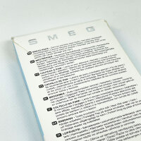 Smeg Brotmesser 19 cm Nr. 5, Küchenmesser aus deutschem Edelstahl, gezahnte Klinge für Brot