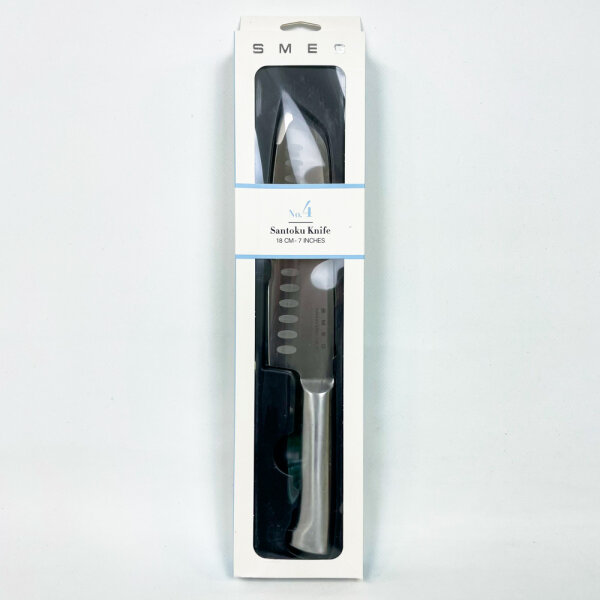 Smeg blade knife No. 4, 18 cm, kitchen knife made of German stainless steel, ergonomic handle