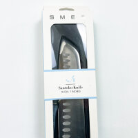 Smeg blade knife No. 4, 18 cm, kitchen knife made of German stainless steel, ergonomic handle