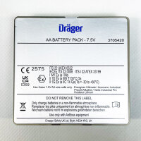 Dräger 3705420 PSS AirBoss battery pack, 7.5V, AA, primary power supply for respiratory protection devices