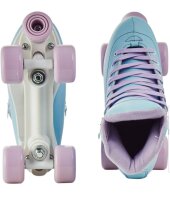 Rookie Bubblegum roller skates, size 39.5, blue, retro design, comfortable padding, robust wheels, ideal for beginners