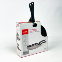 LIVOO Pfannenset 2-teilig, 24 cm & 28 cm, 2,5 mm dick, geeignet für alle Herdarten