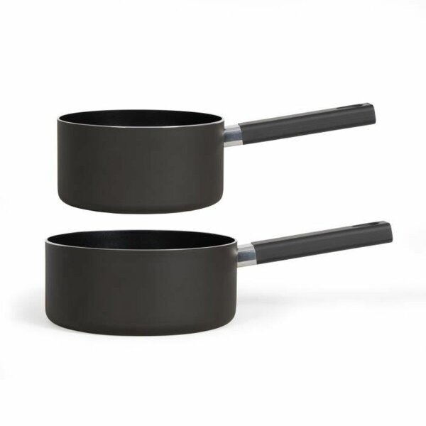 Livoo silicone cookware set, 2 pans (18/20 cm), non-stick, suitable for all types of cookers