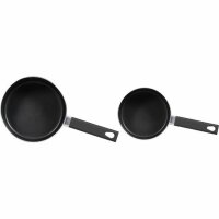Livoo silicone cookware set, 2 pans (18/20 cm), non-stick, suitable for all types of cookers