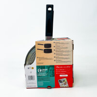 Livoo silicone cookware set, 2 pans (18/20 cm), non-stick, suitable for all types of cookers