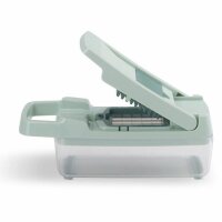 LIVOO MEN435 Multifunktions-Gemüseschneider, 8 Edelstahlklingen, 1,5L Behälter, spülmaschinenfest