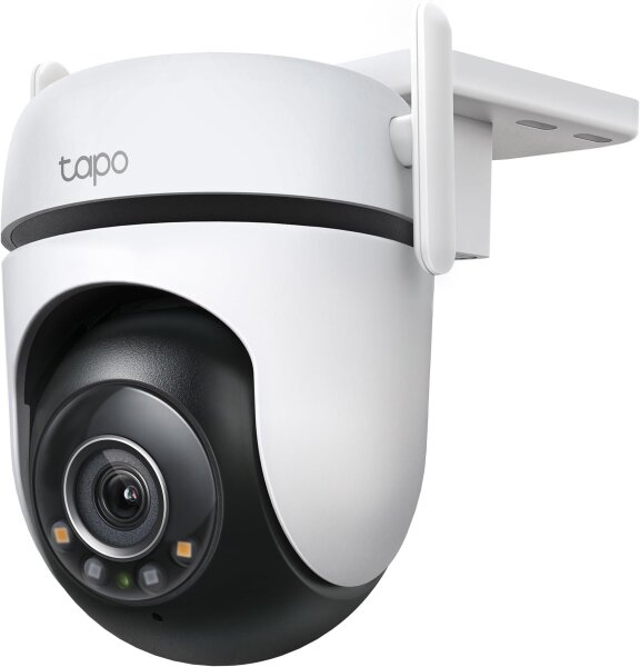TP-Link Tapo C520WS Outdoor Camera, 2K 4MP, 360° Pan/Tilt, Starlight Night Vision, IP66, AI Detection, Local & Cloud Storage, App Control