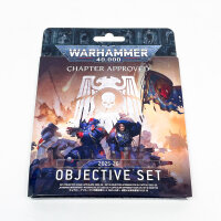 Games Workshop Warhammer 40,000 65-54 Objectives Set, Marker Set for Missions, 2025-26 Edition, 6 Markers, Accessories for Tabletop Game