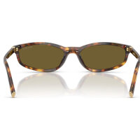 Miu Miu OMU A06S Womens Sunglasses, Model 4186436A0, Honey Havana Frame, Brown Lenses, Size 54/17