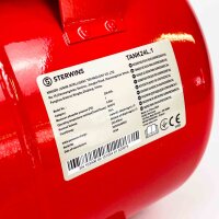 Sterwins DG-24L pressure sprayer, mobile water tank, 24 liters, 8 bar, portable, for garden irrigation and cleaning