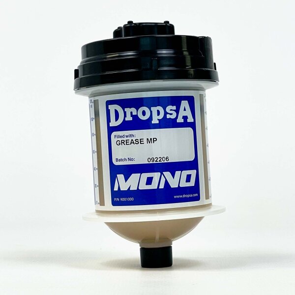 DropsA 092206 MONO single-point lubricant dispenser, 120 ml, automatic lubrication, low maintenance, precise dosing