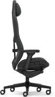 Fractal Design Refine Gaming Chair, ergonomic, 4D armrests, high backrest, lumbar support, dark fabric cover