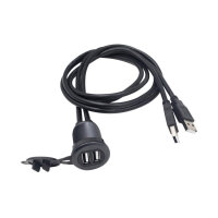 RTA 044-005.003 USB panel cable, 2x USB 2.0 male to...