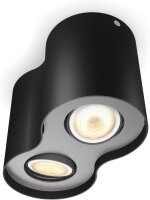 Philips Hue White Ambiance Pillar 2-pack Spot, GU10 LED,...