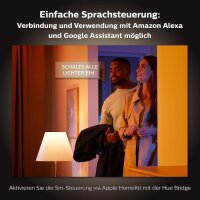 Philips Hue White Ambiance Pillar 2er Spot, GU10 LED, App-Steuerung, Alexa-kompatibel, schwarz, neue Generation