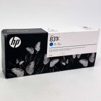 HP 831C CZ695A Latex Tintenpatrone, Cyan, 775 ml,...