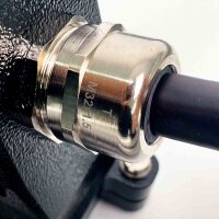 Harting 19400160502, Steckverbinder-Gehäuse Typ 4/12, robustes Metall, seitlicher Kabeleingang, Industriequalität