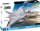 COBI 5901 RAFALE C building kit, airplane model, 12.2 x 10 x 4.8 inches, grey, highly detailed, compatible with other building blocks
