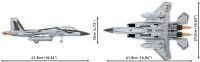 COBI 5900, Flugzeugmodell, Armed Forces Boeing F-15EX Eagle II, detailgetreues Bauset, bewegliche Teile, Sammlerstück