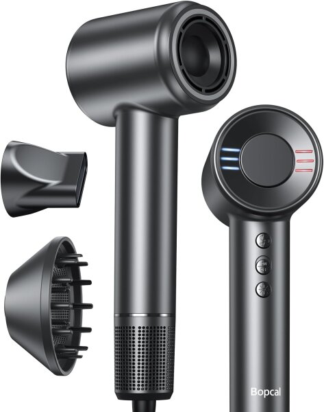 Bopcal ZCY887 Haartrockner, 160000 U/min, High Speed, 1500W, 120V, 50/60Hz, leistungsstark, schnelles Trocknen
