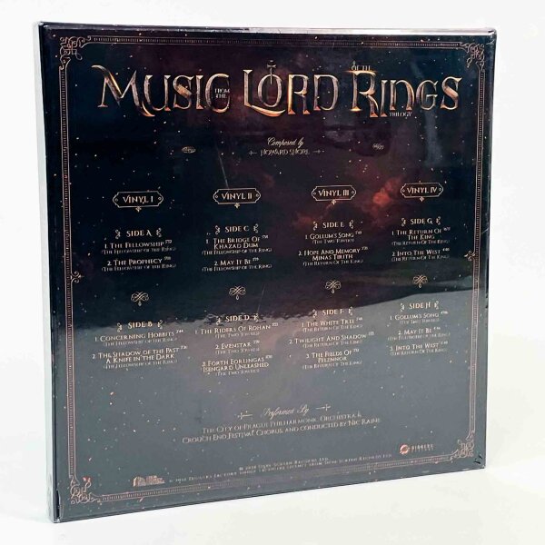 Diggers Factory, Herr der Ringe Trilogie Musik, limitiertes 4LP Vinyl Box-Set, Sammleredition