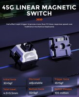 DAREU EK75RT Gaming Keyboard, QWERTY UK, 75% Tenkeyless,...