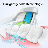 Philips Sonicare 4100 HX3683/33, elektrische Zahnbürste, für Erwachsene, mit W2 Optimal White Bürstenkopf, Reiseetui, USB-Ladegerät, weiß