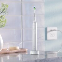 Philips Sonicare 4100 HX3683/33, elektrische Zahnbürste, für Erwachsene, mit W2 Optimal White Bürstenkopf, Reiseetui, USB-Ladegerät, weiß