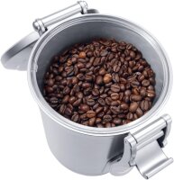 De’Longhi Vakuum-Kaffeedose 1,5L, luftdicht, Aromaschutz, Edelstahl, Aufbewahrungsbehälter für Kaffee