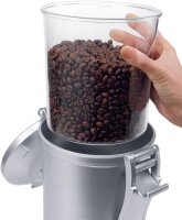 De’Longhi Vakuum-Kaffeedose 1,5L, luftdicht, Aromaschutz, Edelstahl, Aufbewahrungsbehälter für Kaffee