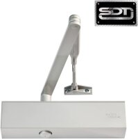 dormakaba TS 83 Türschließer, Modell TS 83 EN 3-6, silber, einstellbare Schließkraft, für Obenmontage, universell einsetzbar