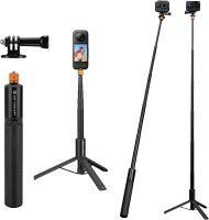 K&F CONCEPT KF09.141 Unsichtbarer Selfie-Stick 120cm,...