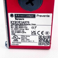 Telemecanique XY2CE1A270 Seilzug-Notschalter, bis 70 m Seillänge, robuste Ausführung, Sicherheitsabschaltung