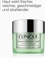 Clinique Superdefense Night Recovery Moisturizer, anti-aging night cream, regenerating, firming, moisturizing, for all skin types