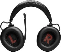 JBL Quantum 910, JBLQ910WLBLK, Over-Ear Gaming Headset, Wireless 2,4 GHz, Bluetooth 5.2, 3,5 mm Klinke, Head-Tracking, ANC, 39h Akku, Schwarz