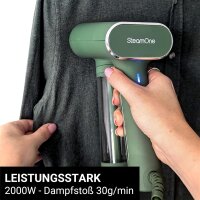 SteamOne EUNS150G Reise-Dampfglätter, 2000W,...