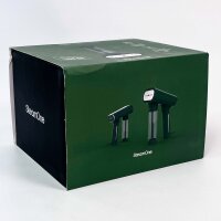SteamOne EUNS150G Reise-Dampfglätter, 2000W, 30g/Min, 8 Min Laufzeit, 150ml Tank, 3m Kabel, 30 Sek Aufheizzeit, entfernt 99,99% Keime
